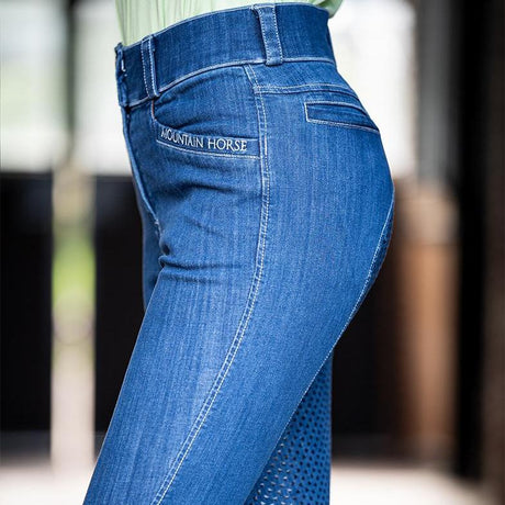 Mountain Horse Dream Denim Breeches #colour_denim-blue
