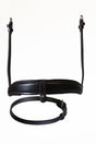 Henry James Dressage Crank Noseband #colour_havana-brown