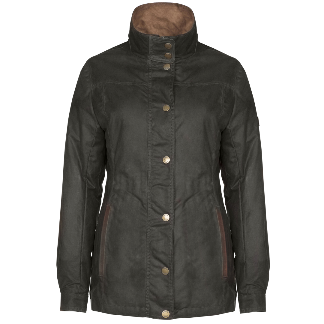 Dubarry Womens Mountrath Wax Jacket #Colour_olive