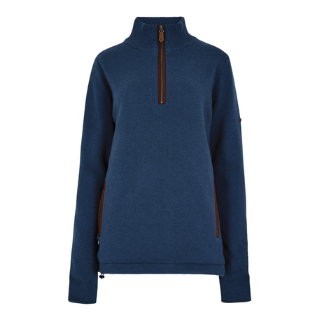 Dubarry Womens Morrisey Zip Neck Sweater #Colour_peacock