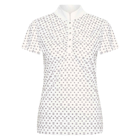 Imperial Riding Children's Roxy AOP Tech Top #colour_white-grey