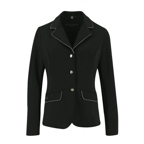 Equitheme Men's Soft Classic Competition Jacket #colour_black-white