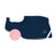 EQUIDRY Exercise Sheet Thick #colour_navy-pale-pink