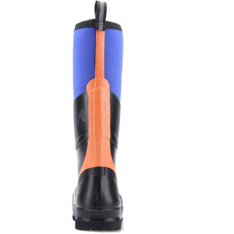 Muck Boot Chore Max S5 Safety Wellington Boots #colour_blue