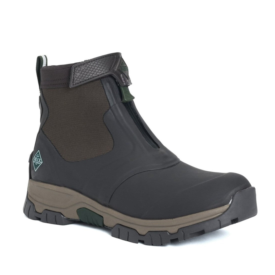 Muck Boots Apex Mid Zip Boots #colour_dark-brown