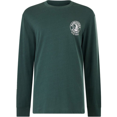 Hard Yakka Heritage Icon Long Sleeve Tee #colour_gardeners-green