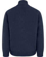 Hoggs of Fife Hebrides II 1/4 Zip Windproof Pullover #colour_storm-blue-marl