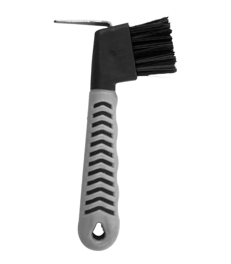Waldhausen Grippy Hoof Pick Brush #colour_black-grey