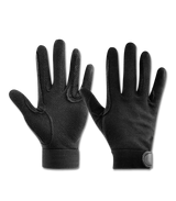 Equisential Cotton Riding Glove #colour_black