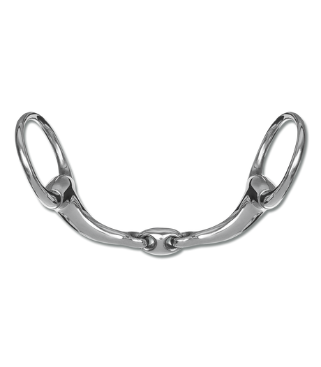 Mackey Anatomic Double Jointed Solid Eggbutt Bit