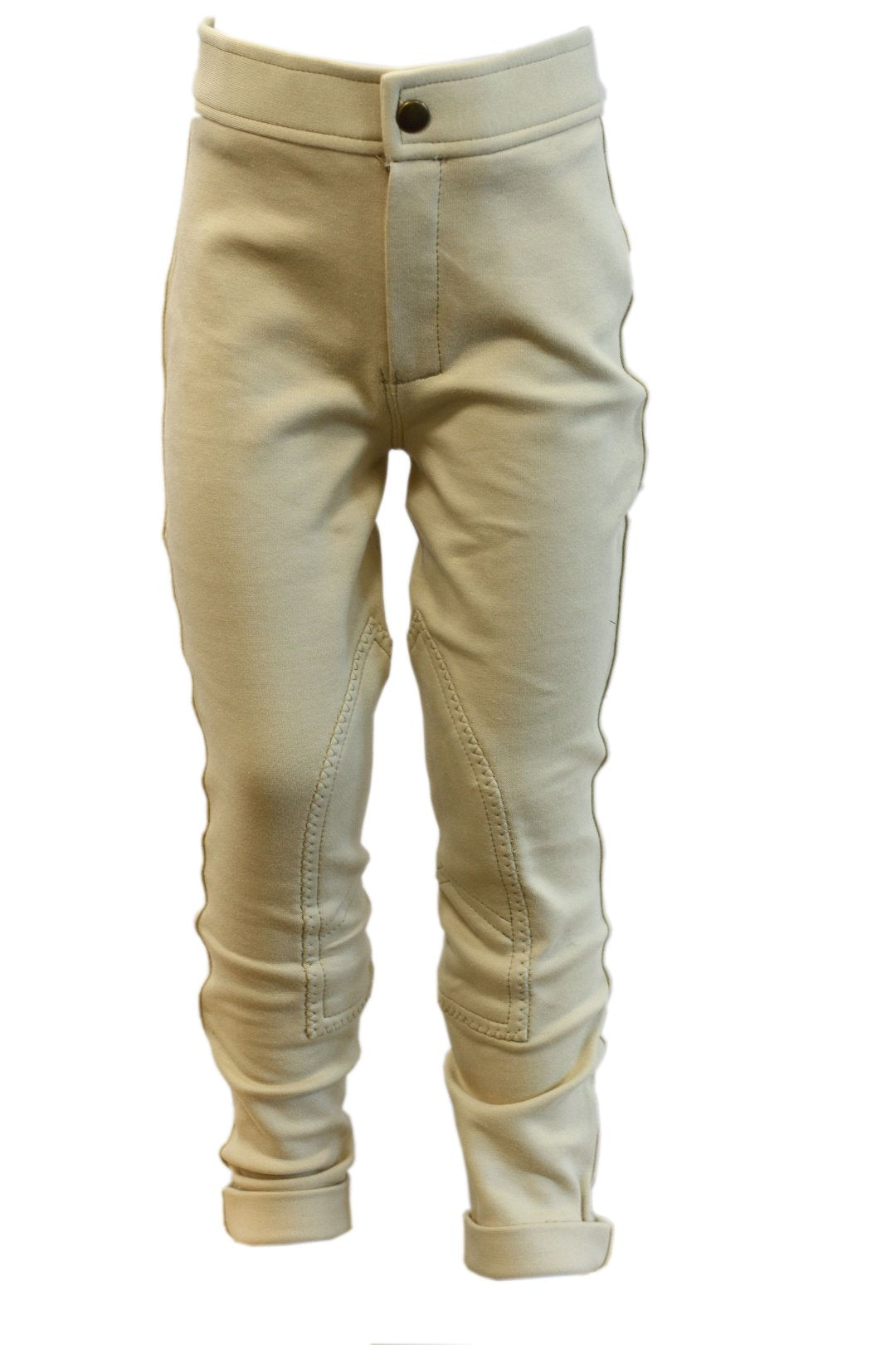 Mackey Equisential Children's Cotton Jodhpurs #colour_beige