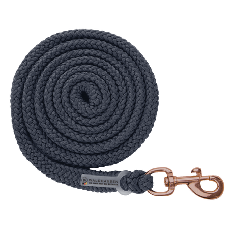 Waldhausen Modern Rose Lead Rope Carabiner Hook #colour_night-blue