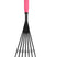 Red Gorilla Big Tidee Plastic Rake #colour_pink