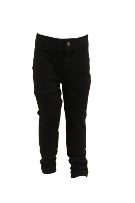 Mackey Equisential Children's Cotton Jodhpurs #colour_black