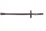 Henry James Xtreme Eventer Hybrid Rubber Reins With Leather Stoppers #Colour_black