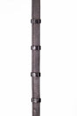 Henry James Calfskin Supergrip Reins With Stoppers #colour_black