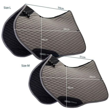 Stubben Streamline Lambswool Close Contact Jumping Pad #colour_grey