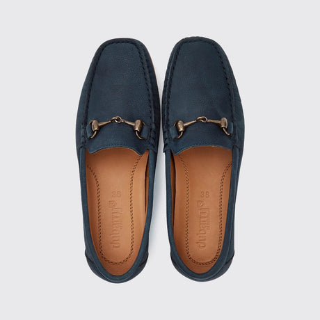 Dubarry Tasmania Womens Deck Shoes #colour_navy