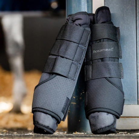 Horseware Ireland Pro Bamboo Stable Boots #colour_black-black