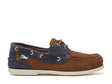 Chatham Bermuda Lady II G2 Leather Boat Shoes #colour_brown-navy