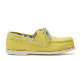 Chatham Ladies Jetty Joules Collab Deck Shoe #colour_yellow