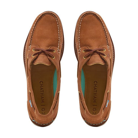 Chatham Men's Lyme G2 Boat Shoe #colour_tan