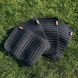 Weatherbeeta Therapy-Tec Channel Quilt Leg Pads 4 Pack #colour_black-red