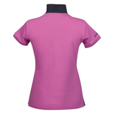 Dublin Lily Cap Sleeve Ladies Polo #colour_red-violet