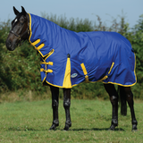 Weatherbeeta ComFiTec Classic Combo Neck Medium Turnout Rug #colour_blue-lemon