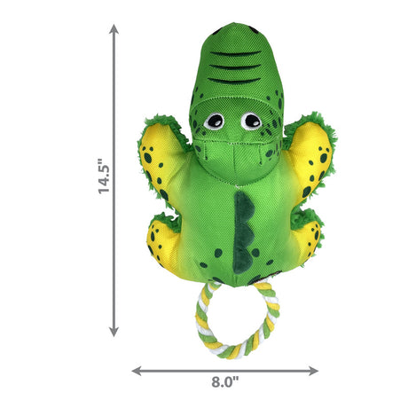 Kong Cozie Tuggz Alligator