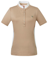 Covalliero Ladies Short Sleeve Competition Shirt #colour_sand