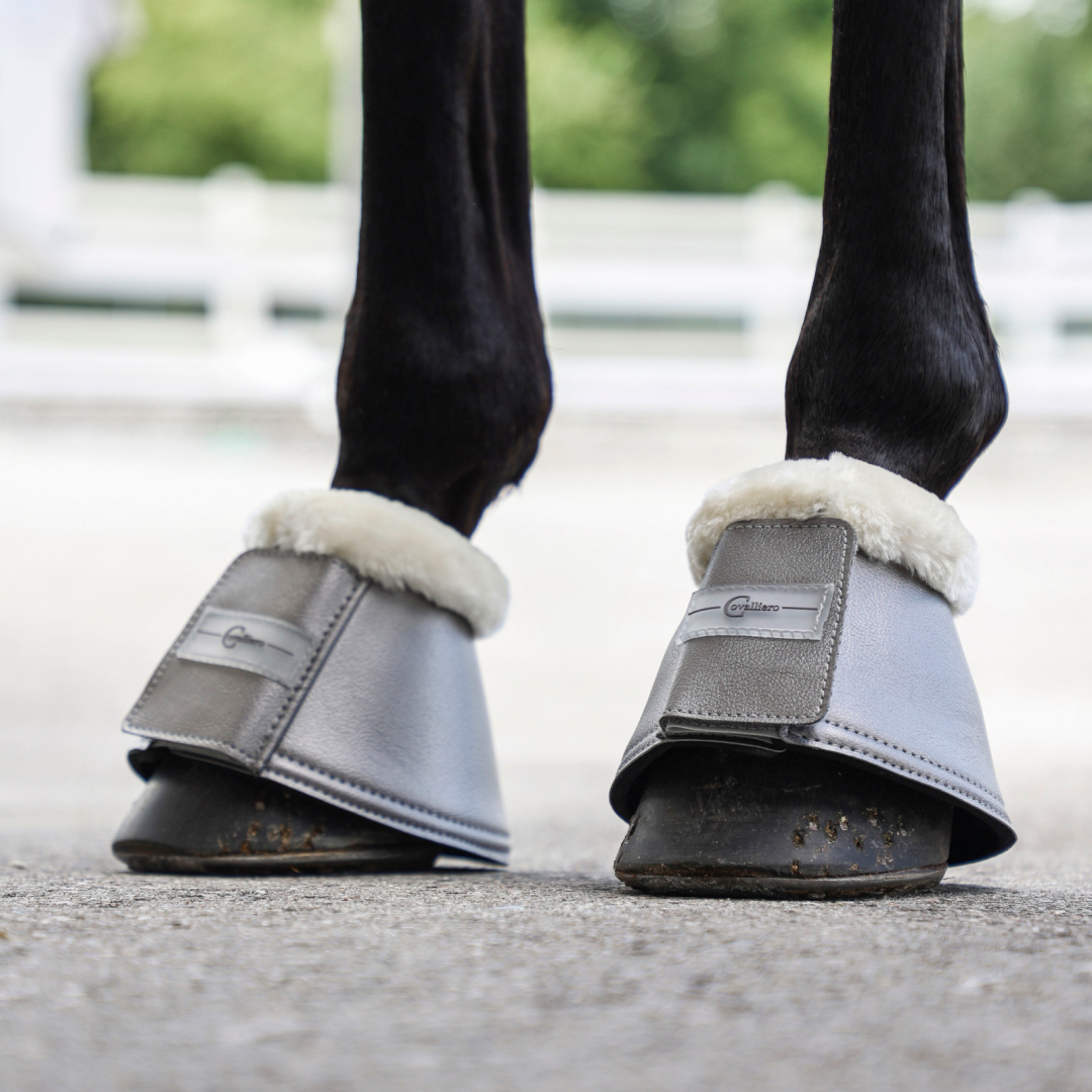 Covalliero Fleece Lined Bell Boots #colour_silver