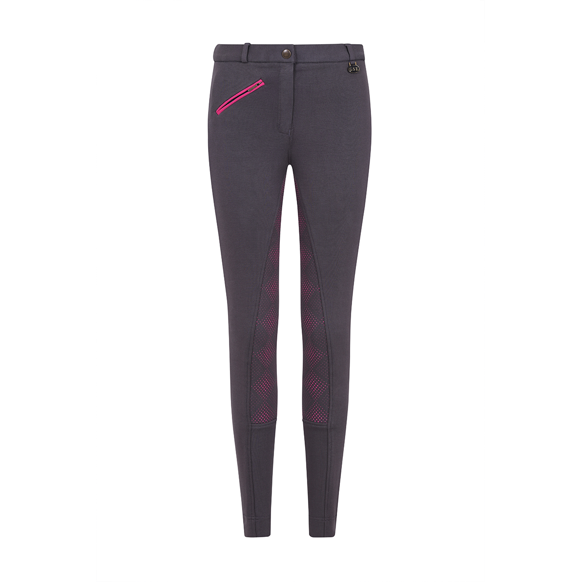 GS Equestrian Carol Ladies Two Tone Silicone Full Seat Jodhpurs
