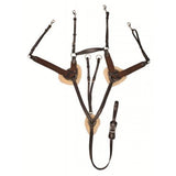 HKM Breastplate/Martingale With Lambswool 4154