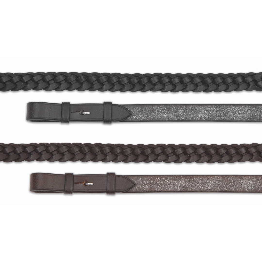 Shires Velociti GARA Plaited Leather Reins