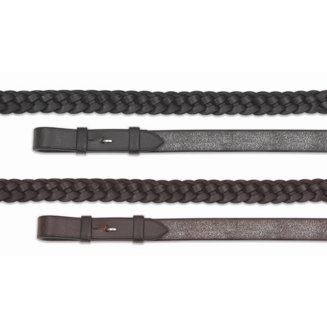 Shires Velociti GARA Plaited Leather Reins