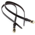 Shires Velociti GARA Leather Spur Straps  #colour_havana
