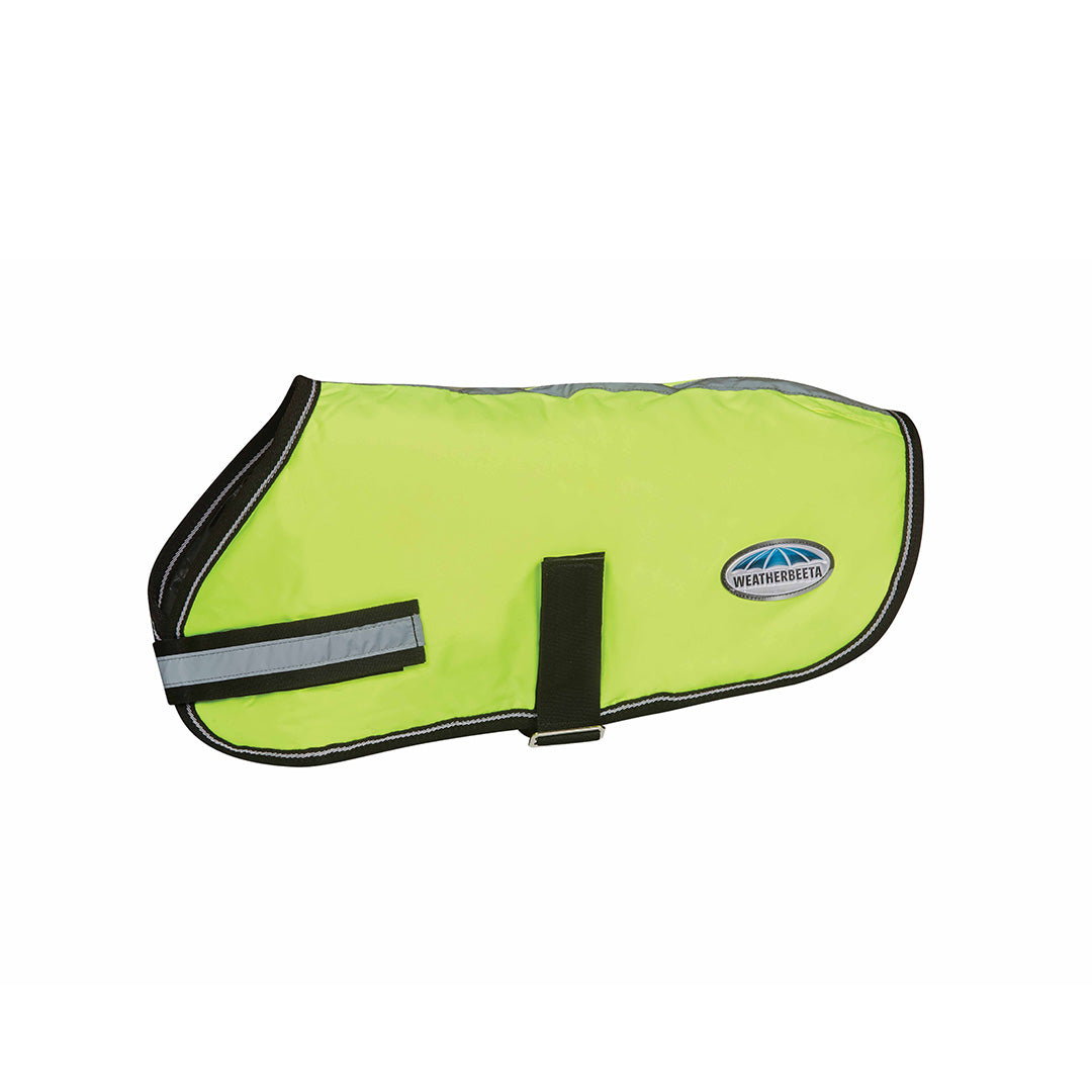 Weatherbeeta Reflective Parka 300D Dog Coat #colour_yellow