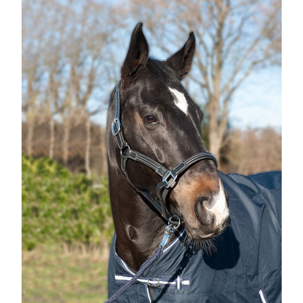 HKM Leather Head Collar -Soft-