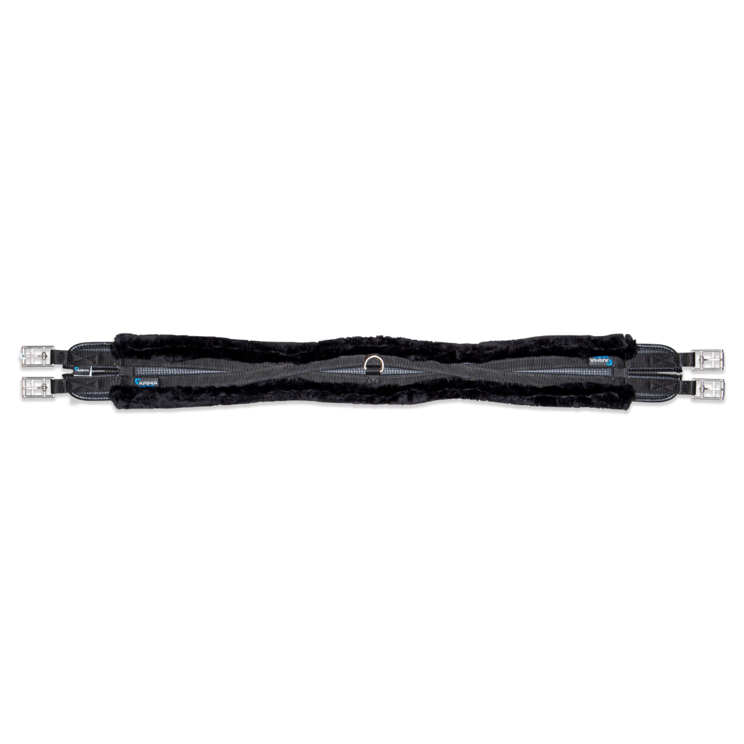 Shires ARMA SupaFleece Contour Girth #colour_black