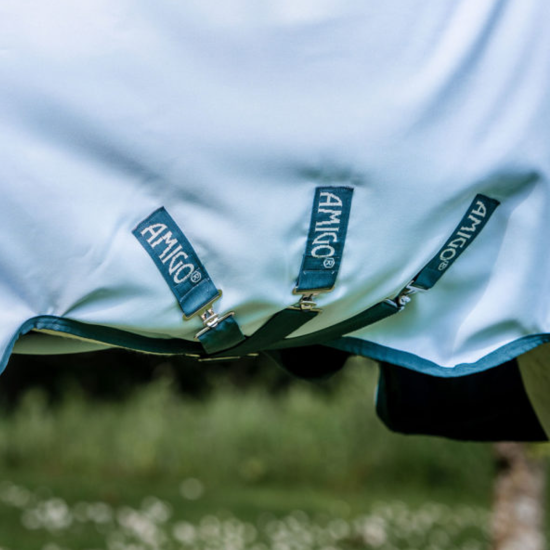Horseware Ireland Amigo Plant Dye Turnout Rug #colour_blue-navy