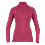 Shires Aubrion Team Long Sleeve Ladies Base Layer #colour_mulberry