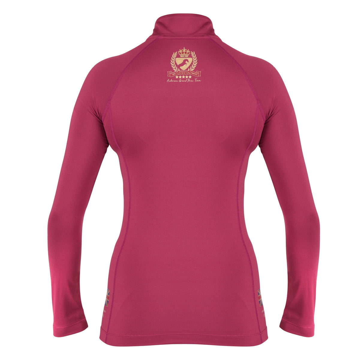 Shires Aubrion Team Long Sleeve Ladies Base Layer #colour_mulberry