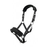 HKM Nylon Head Collar -Glitter- Polar Fleece Lining