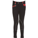 HyPERFORMANCE Diesel Children's Jodhpurs - Charcoal/Pink - 20"