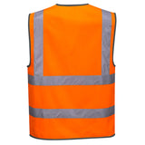 Portwest Hi-Vis Zipped Vest #colour_orange