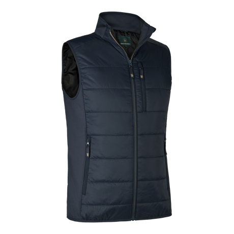 Deerhunter Men's Heat Padded Waistcoat #colour_dark-blue