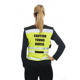 Equisafety Air Caution Young Horse Waistcoat #colour_yellow
