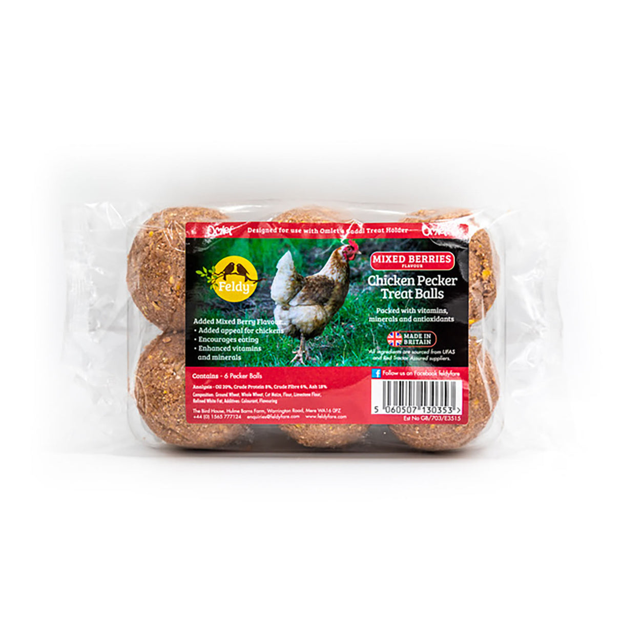 Feldy Chicken Pecker Treat Balls #flavour_mixed-berries