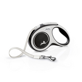 Flexi New Comfort Tape Dog Lead #colour_black